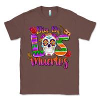 Chestnut dia de los muertos Classic Tee - MaliasSmallBusiness