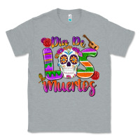 Heather Grey dia de los muertos Classic Tee - MaliasSmallBusiness