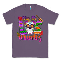 Lavender dia de los muertos Classic Tee - MaliasSmallBusiness
