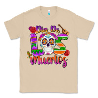 Mushroom dia de los muertos Classic Tee - MaliasSmallBusiness