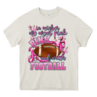 Cream in october we wear pink and watch football Heavy Core Tee - AdoDesignShop