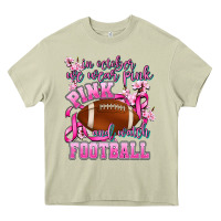 Mossy in october we wear pink and watch football Heavy Core Tee - AdoDesignShop