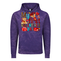 Cloud Purple my first valentines day Vintage Hoodie - NancyCooperArtShop
