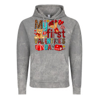 Cloud Rock my first valentines day Vintage Hoodie - NancyCooperArtShop