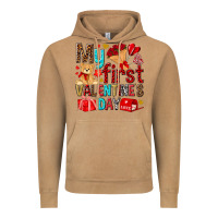 Vintage Camel my first valentines day Vintage Hoodie - NancyCooperArtShop