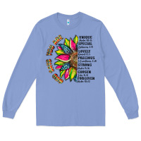 Colony Blue you are inspiration Long Sleeve Tee - Artiststas