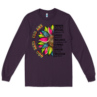 Plum you are inspiration Long Sleeve Tee - Artiststas