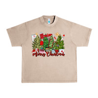 French Oak merry christmas nurse trees Urban Heavy Tee - MaliasSmallBusiness