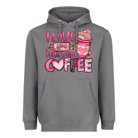 Storm i love you more than coffee valentines day Heavyweight Hoodie - OliviaCreatesArt