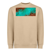 Mushroom tooled leather turquoise glitter 11oz mug Heavyweight Sweatshirt - Jasminsmagicworld