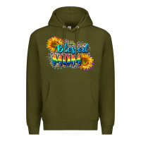 Army Green Blessed mom Premium Hoodie - CowGirlArtShop
