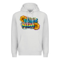 Dove Grey Blessed mom Premium Hoodie - CowGirlArtShop