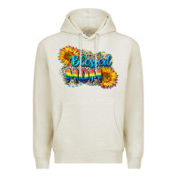 Oatmeal Heather Blessed mom Premium Hoodie - CowGirlArtShop