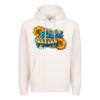Pale Pink Blessed mom Premium Hoodie - CowGirlArtShop