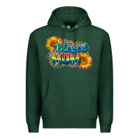 Sports Green Blessed mom Premium Hoodie - CowGirlArtShop