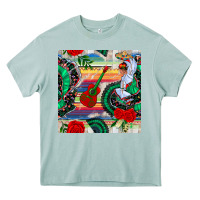 Flamenco Dancer Seamless Pattern Heavy Core Tee | Teevron