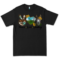 Black Peace Love Donkey Head Premium Tee - LillyAllenDesigns