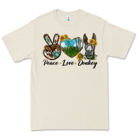 Bone Peace Love Donkey Head Premium Tee - LillyAllenDesigns