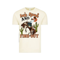 Vintage Arctic buck around and find out rodeo cowboy Vintage Tee - MaliasSmallBusiness