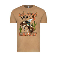 Vintage Camel buck around and find out rodeo cowboy Vintage Tee - MaliasSmallBusiness