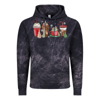 Cloud Black christmas tree cake and coffee cups Vintage Hoodie - MaliasSmallBusiness