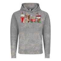 Cloud Rock christmas tree cake and coffee cups Vintage Hoodie - MaliasSmallBusiness