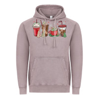 Vintage Zinc christmas tree cake and coffee cups Vintage Hoodie - MaliasSmallBusiness