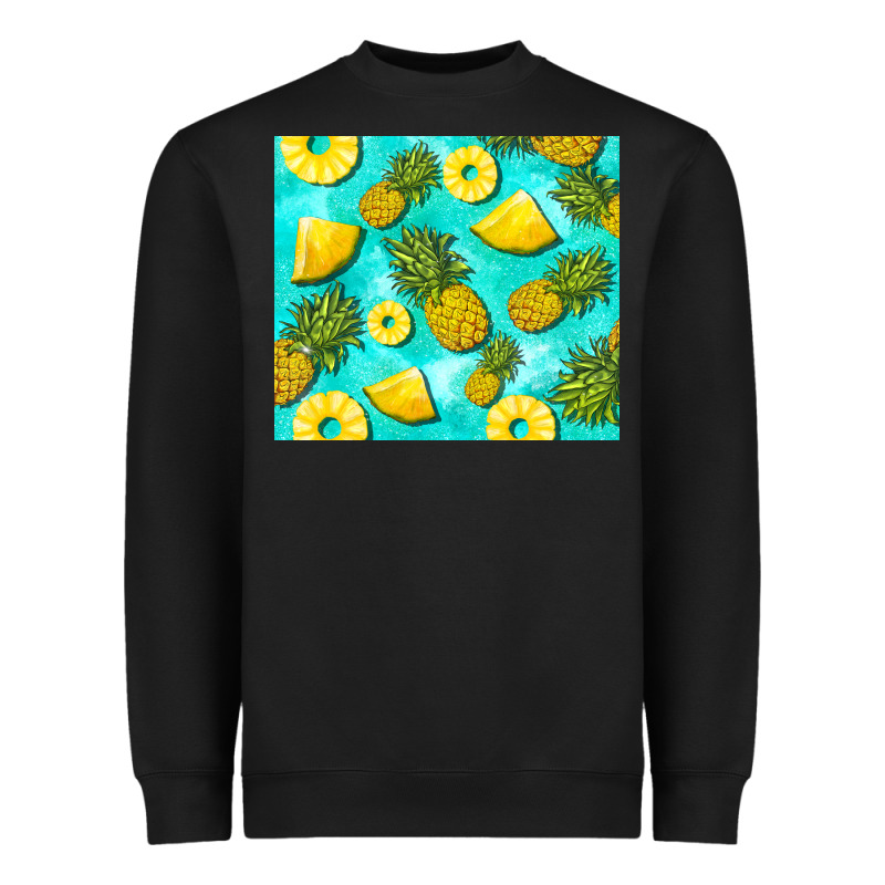 Blue Pineapple Heavyweight Sweatshirt by BarkalooDesign | Teevron