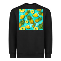 Black blue pineapple Heavyweight Sweatshirt - BarkalooDesign