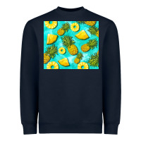 Navy blue pineapple Heavyweight Sweatshirt - BarkalooDesign