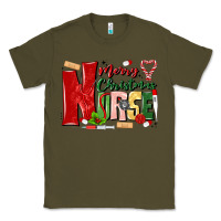 Army Green merry christmas nurse Classic Tee - MaliasSmallBusiness