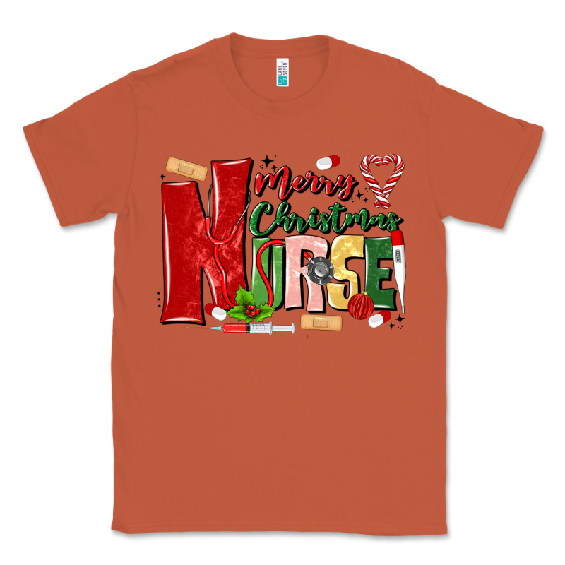 Merry Christmas Nurse Classic Tee by MaliasSmallBusiness | Teevron