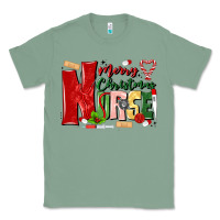 Sage merry christmas nurse Classic Tee - MaliasSmallBusiness