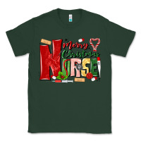 Sports Green merry christmas nurse Classic Tee - MaliasSmallBusiness