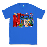 True Royal merry christmas nurse Classic Tee - MaliasSmallBusiness