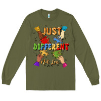 Army Green just different not less Long Sleeve Tee - Artiststas