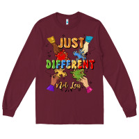 Burgundy just different not less Long Sleeve Tee - Artiststas