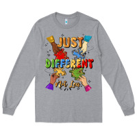 Heather Grey just different not less Long Sleeve Tee - Artiststas