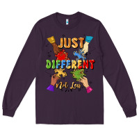 Plum just different not less Long Sleeve Tee - Artiststas