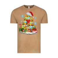 Vintage Camel christmas tree with school bus Vintage Tee - MaliasSmallBusiness