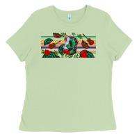 Matcha flamenco dancer libbey glass Ladies Tee - BundleAndBundleShop