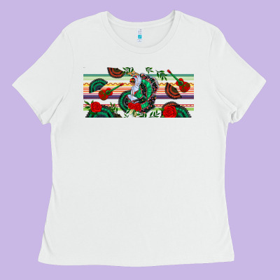 Flamenco Dancer Libbey Glass Ladies Tee Designed By Bundleandbundleshop