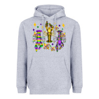 Heather Grey mardi gras craw fish olivia Heavyweight Hoodie - OliviaCreatesArt