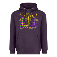 Plum mardi gras craw fish olivia Heavyweight Hoodie - OliviaCreatesArt