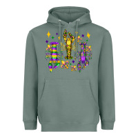 Sage mardi gras craw fish olivia Heavyweight Hoodie - OliviaCreatesArt