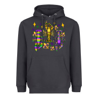 Smoke mardi gras craw fish olivia Heavyweight Hoodie - OliviaCreatesArt