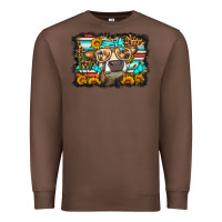 Chestnut sunflower cow olivia Premium Sweatshirt - OliviaCreatesArt