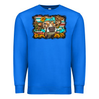 True Royal sunflower cow olivia Premium Sweatshirt - OliviaCreatesArt