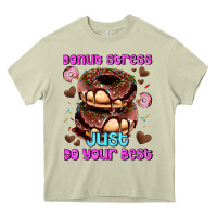 Mossy donut stress just do your best Heavy Core Tee - AdoDesignShop