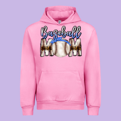 Baseball Mom Urban Hoodie Designed By Cowhidedigitalart